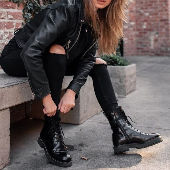 Thursday Boot Company Black Combat Boots - Picture 1 of 7